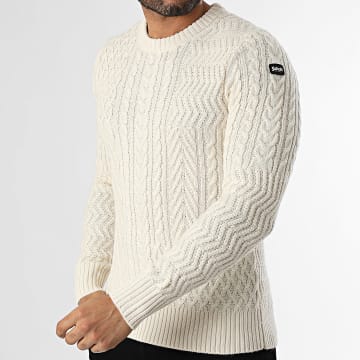 Schott NYC - Pullover Keth 1 Hellbeige