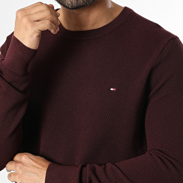 Tommy Hilfiger - Jersey Esencial Estructura 6347 Burdeos
