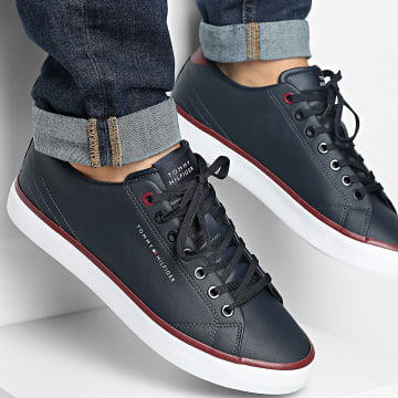 Tommy Hilfiger - Baskets TH Hi Vulc Core Low Leather 5739 Desert Sky