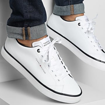 Tommy Hilfiger - Baskets TH Hi Vulc Core Low Leather 5739 White