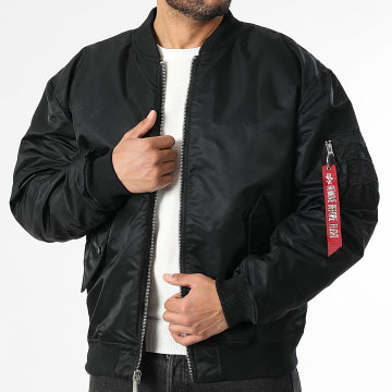 Alpha Industries - Jass Bomber MA-1 136136 Zwart