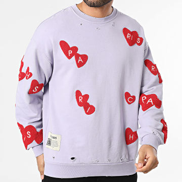 Riches Paris - Hoodie Crewneck 906 Lila