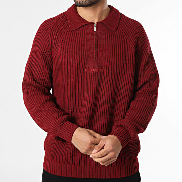 Riches Paris - Trui met rits 943 Bordeaux