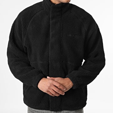 Only And Sons - Chaqueta Sherpa Con Cremallera Oversize Les Classiques Negro