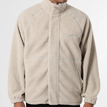 Only And Sons - Chaqueta Sherpa Con Cremallera Oversize Les Classiques Beige