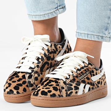 Reebok - Women's Sneakers Club C Grounds UK 100229527 Cheetah