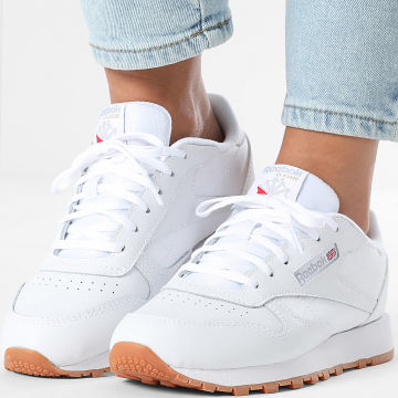 Reebok - Baskets Femme Classic Leather 100010472 Footwear White Reebok Grey