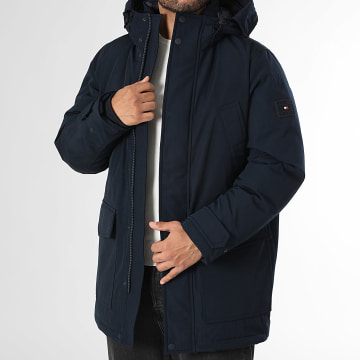 Tommy Hilfiger - Parka Capuche Rockie Down 0632 Bleu Marine