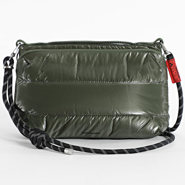 Topologie - Lot Sacoche Et Sangle Bottle Large 8mm Rope Vert Kaki Noir Réfléchissant