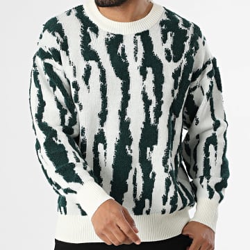 Uniplay - Jersey 669 Beige Claro Verde Oscuro