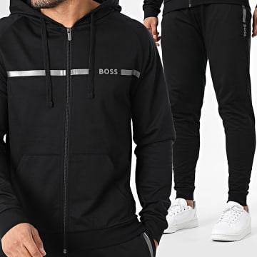 BOSS - Co-ord Set Trainingspak Authentic 50550571 Zwart Zilver