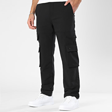 John H - Pantalon Cargo L02 Noir