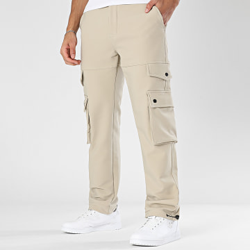 John H - Pantalon Cargo L02 Beige
