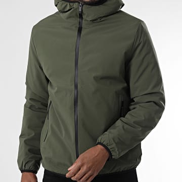 John H - Parka com capuz 15 Verde Caqui
