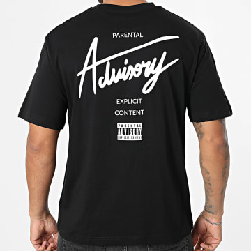 Parental Advisory - Tee Shirt Piccolo Logo Fronte Nero
