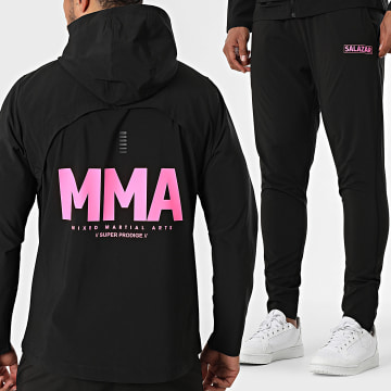 Super Prodige - Chándal Street MMA Negro Rosa Fluo