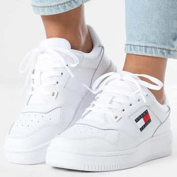 Tommy Jeans - Baskets Femme Retro Basket 2933 White