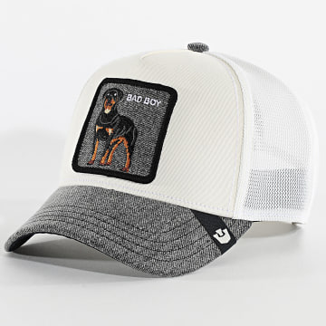 Goorin Bros - Trucker-Cap Denim Bad Boy Weiß Beige Grau Meliert