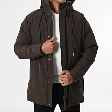 Jack And Jones - Parka Capuche Wood Marron