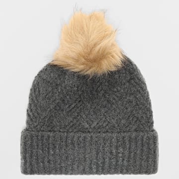 Only - Bonnet Femme Kate Life Gris Anthracite