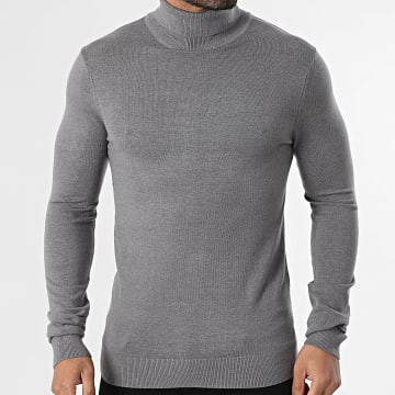 Paname Brothers - Jersey con Cuello Alto 03 Gris Antracita