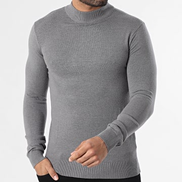 Paname Brothers - Jersey Cuello Alto 06 Gris Anthracite