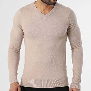 Paname Brothers - Jersey Cuello V 01 Beige