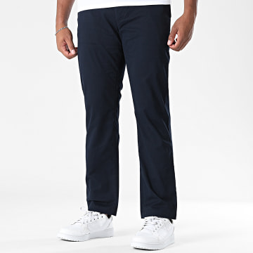 Tommy Hilfiger - Pantalon Chino Straight Fit Core Denton Essential Twill 1993 Bleu Marine