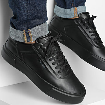 Calvin Klein - Sneaker Cupsole OXF Lace Up Leather 1452 Nero Triplo