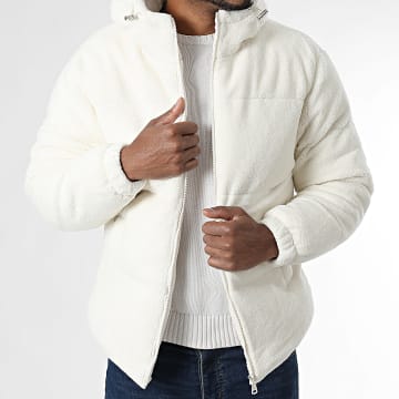 Frilivin - Plumífero Sherpa Beige Claro