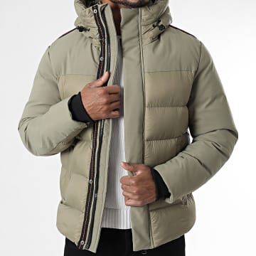 Frilivin - Plumífero con capucha R73 Verde Kaki