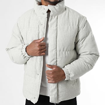 Frilivin - Plumífero Y26 Gris Claro Jaspeado