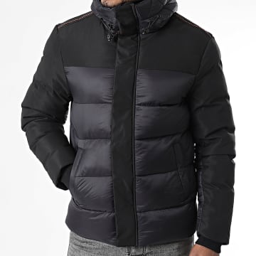 Frilivin - Plumífero con capucha R73 Negro