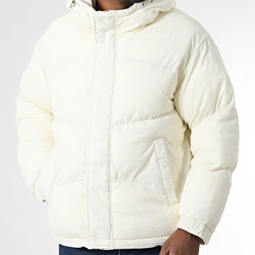 Frilivin - Plumífero con capucha Texturizado 017 Beige Claro