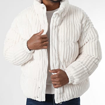 Frilivin - Plumífero con capucha S46 Beige Claro