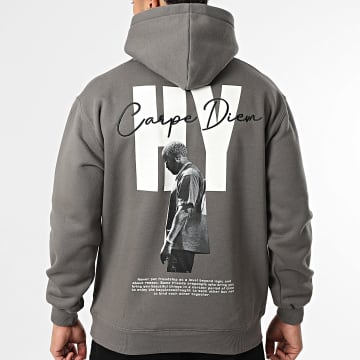 MTX - Sweat Capuche 118 Gris Anthracite