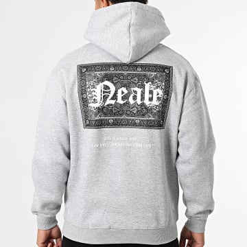 MTX - Sweat Capuche 123 Gris Chiné