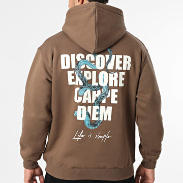 MTX - Sweat Capuche 102 Marron