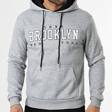 MTX - Sweat Capuche 812 Gris Chiné