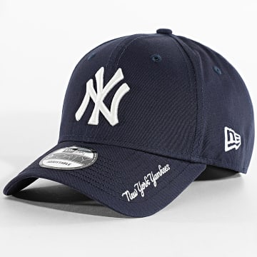 New Era - Gorra Visor Script 9Forty NY 60758996 Azul Marino