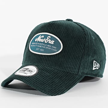 New Era - Casquette Velours Côtelé Patch Cord Eframe 60758995 Vert Foncé