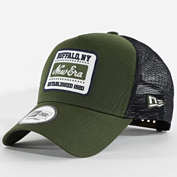 New Era - Casquette Trucker Patch 60759081 Vert Kaki Bleu Marine