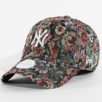 New Era - Gorra Mujer Floral 9Twenty NY 60758954 Amarillo Verde Rojo Floral