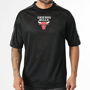 New Era - Tee Shirt Oversize NBA Piping Mesh Chicago Bulls 60758767 Noir