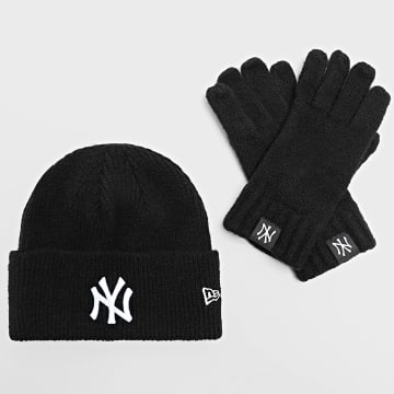 New Era - Lot Bonnet Et Gants NY Yankees 60758517 Noir