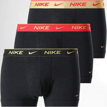 Nike - Pack van 3 Boxers Everyday Cotton Stretch KE1008 Zwart Rood Goud