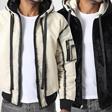 Uniplay - Bomber Reversible 006 Beige Negro