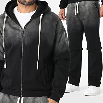 Uniplay - Tracksuit 078 Black Gray Gradient