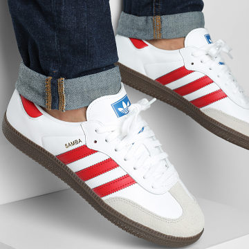 Adidas Originals - Baskets Samba OG IG1025 Footwear White Better Scaelett Gum