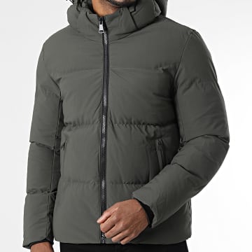 Frilivin - Plumífero con capucha 018 Verde Caqui Oscuro